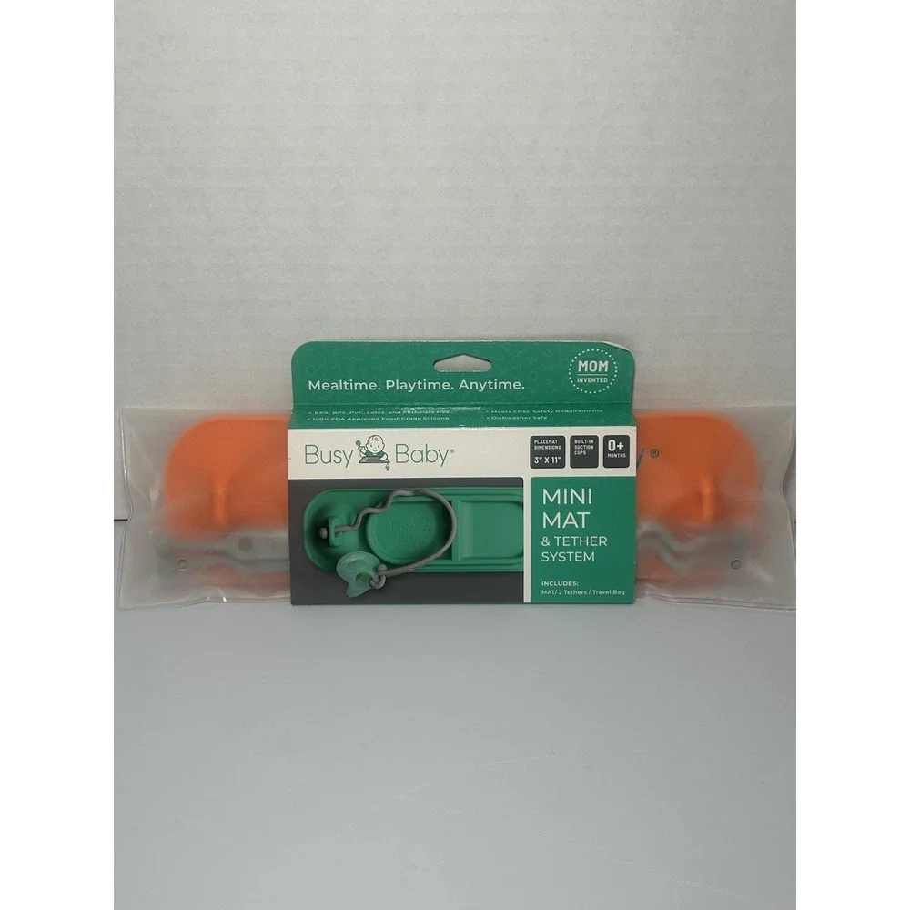 BUSY BABY Original Mat And Tether System / Connectors‎ /Travel Bag NEW SEALED!